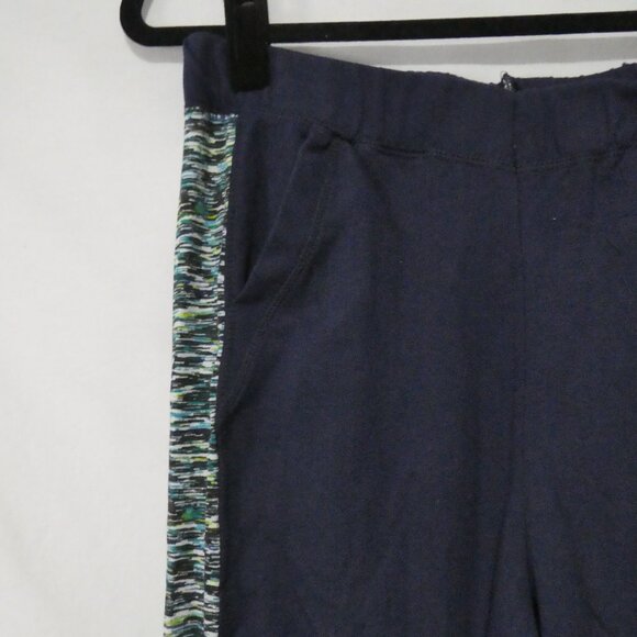 Unbranded | 4X - 30/32W | Stylish Navy Sport Pants with Side Accents - Picture 3 of 16
